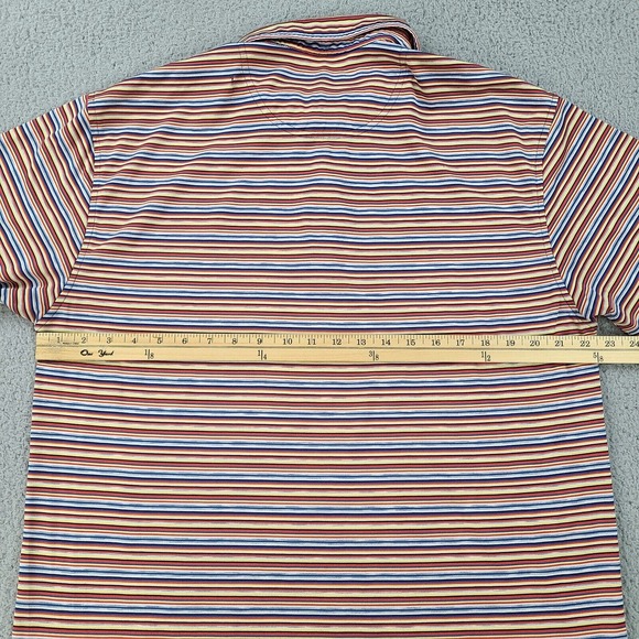Payne Stewart Golf Polo Shirt Men’s Large Multicolor Striped (Holes) - Picture 12 of 15